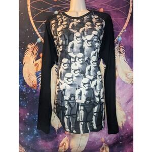 Star Wars Black L Men's Long sleeve Stormtrooper Tee